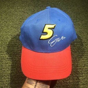 VTG Nascar Casey Mears #5 2008 Kelloggs Carquest Hat Cap Blue  Strap-back Tiger
